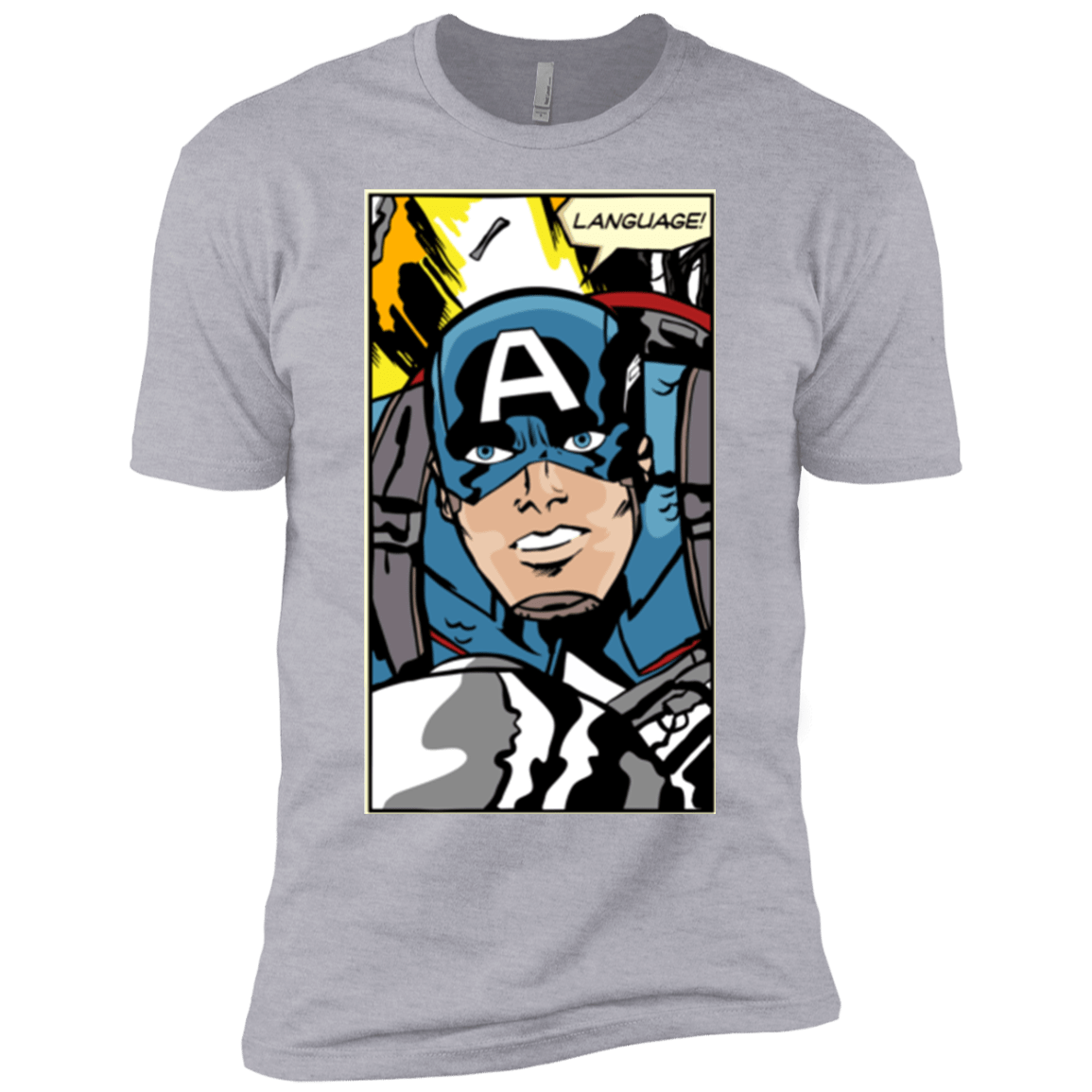 T-Shirts Heather Grey / YXS Language Boys Premium T-Shirt