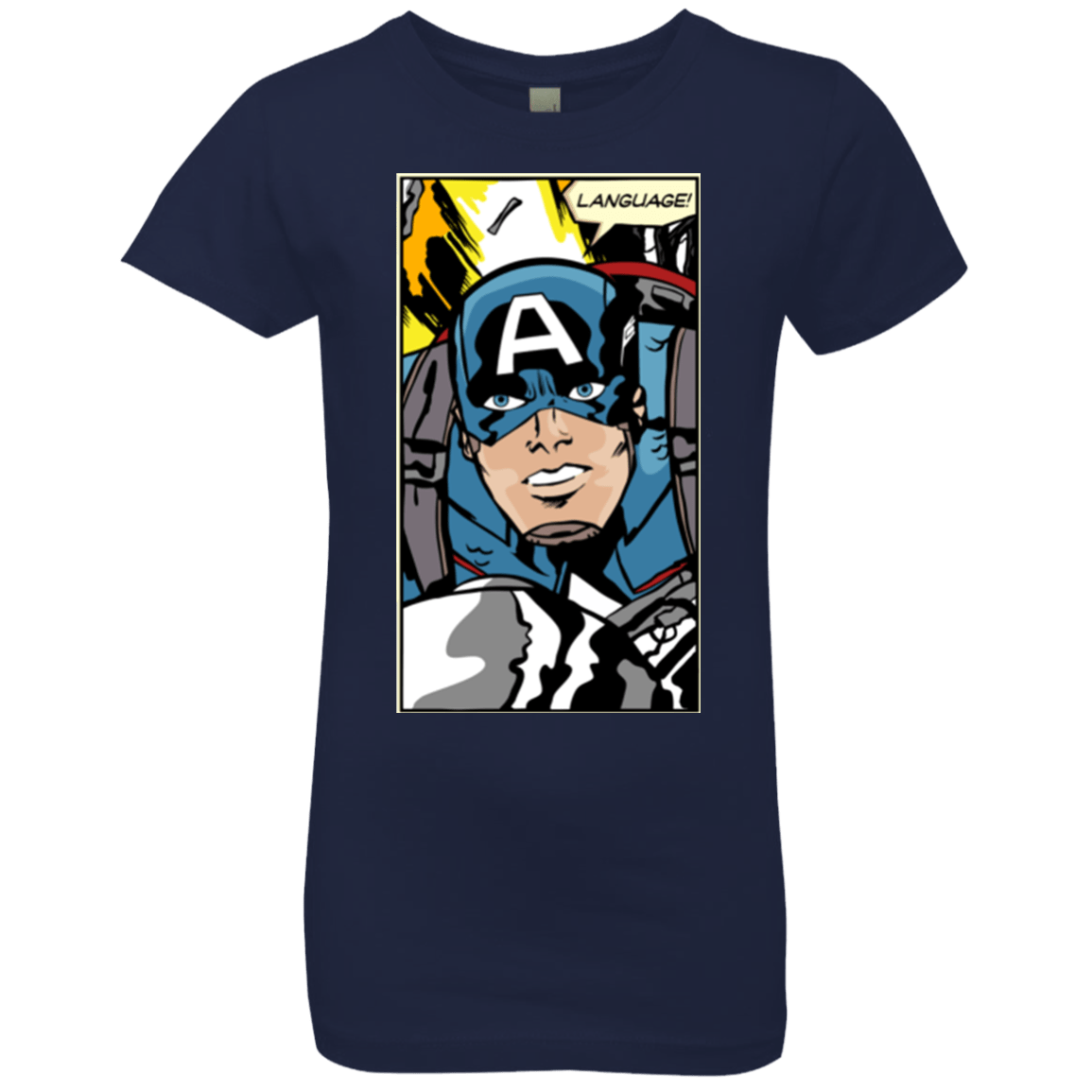 T-Shirts Midnight Navy / YXS Language Girls Premium T-Shirt
