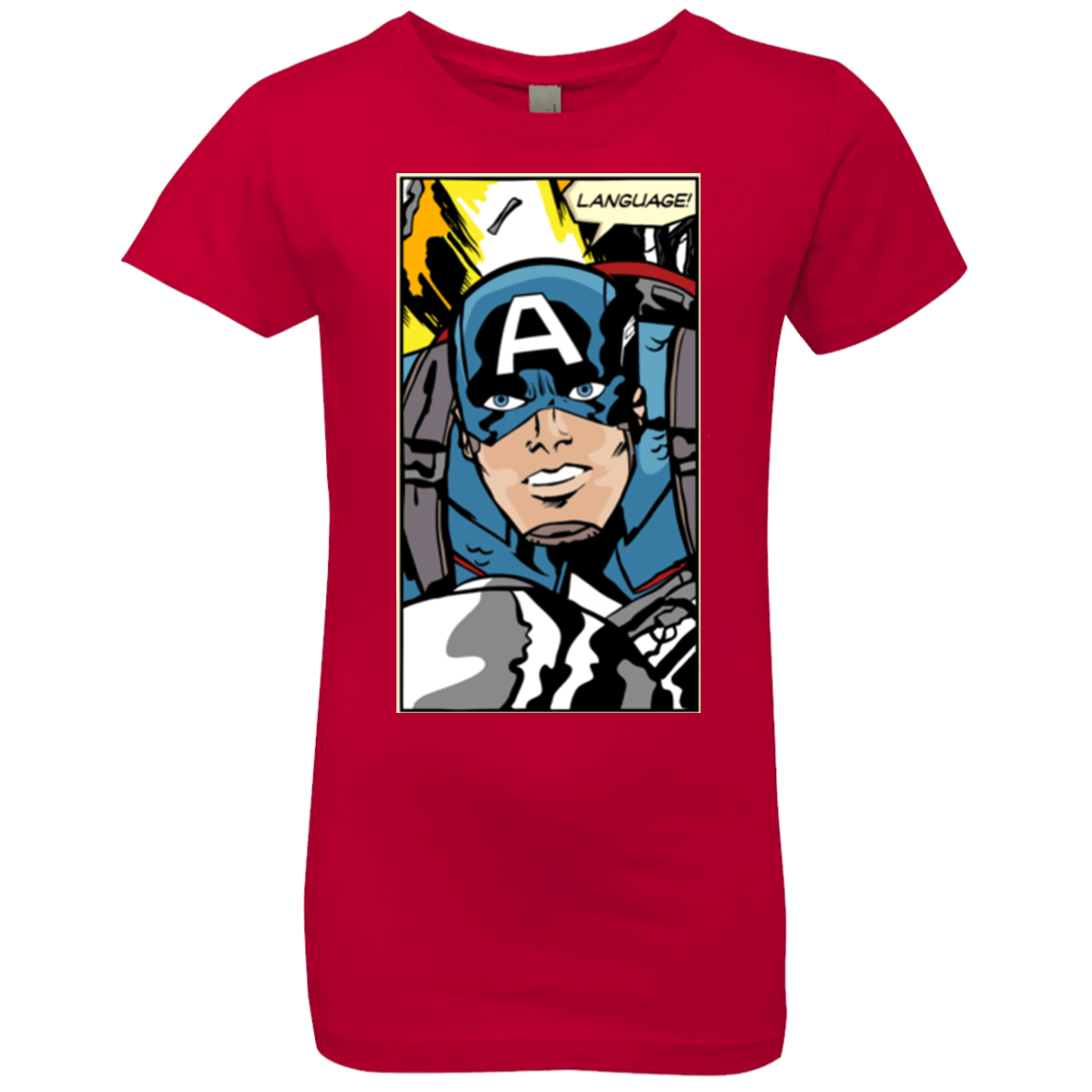 T-Shirts Red / YXS Language Girls Premium T-Shirt