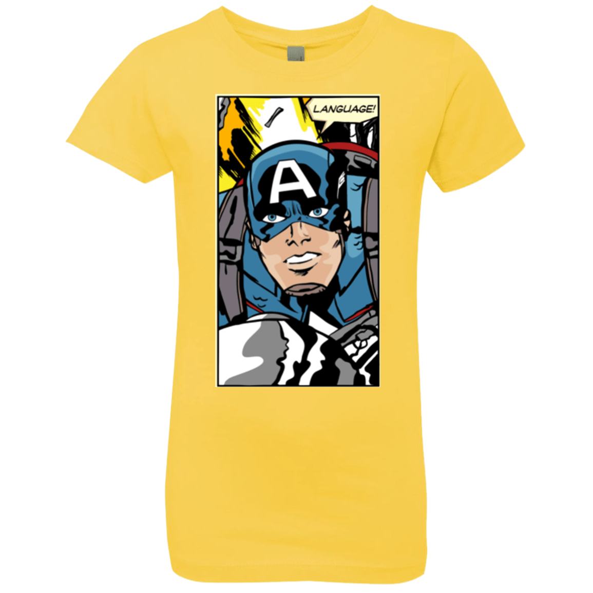 T-Shirts Vibrant Yellow / YXS Language Girls Premium T-Shirt