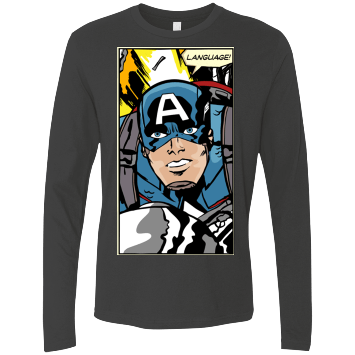 T-Shirts Heavy Metal / S Language Men's Premium Long Sleeve