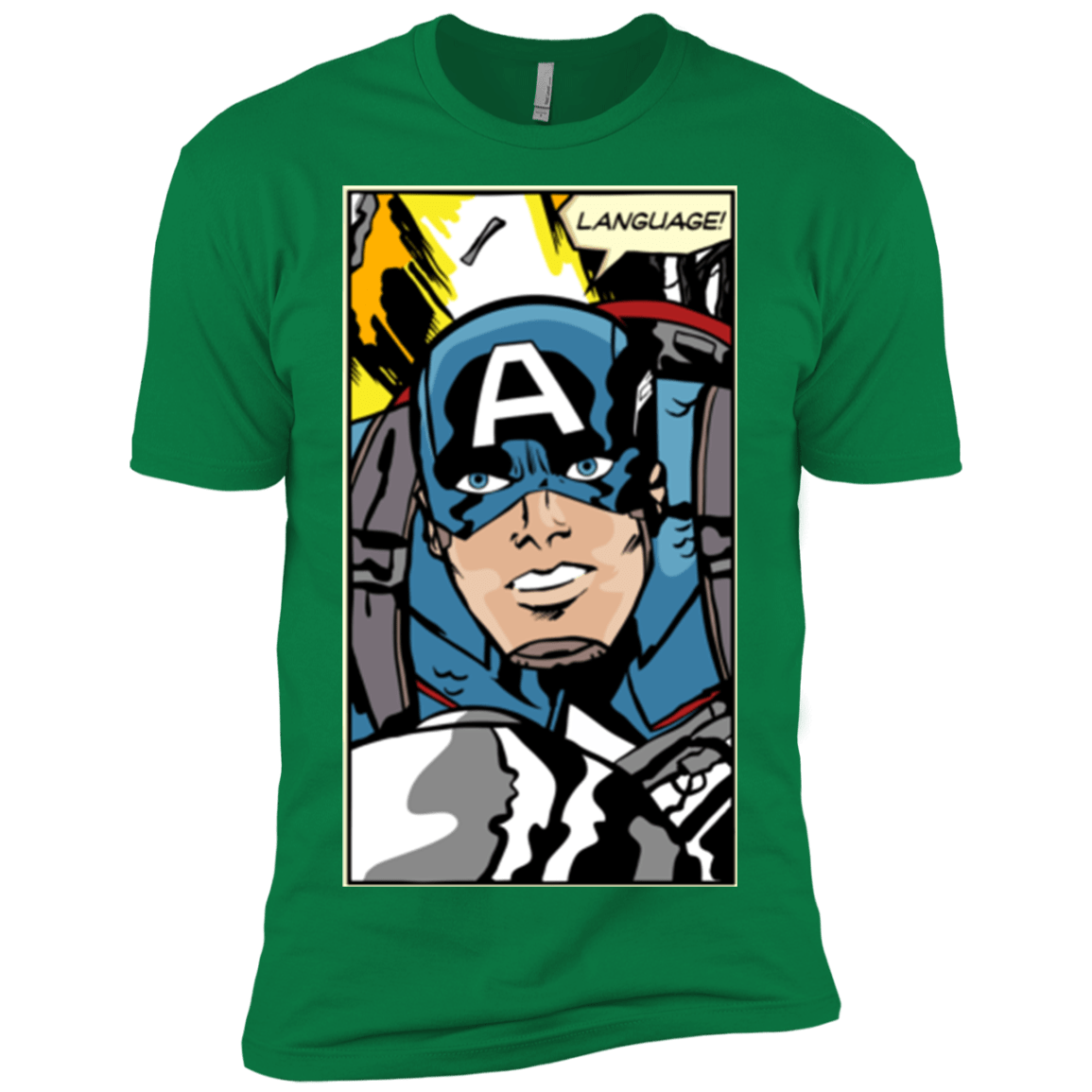 T-Shirts Kelly Green / X-Small Language Men's Premium T-Shirt