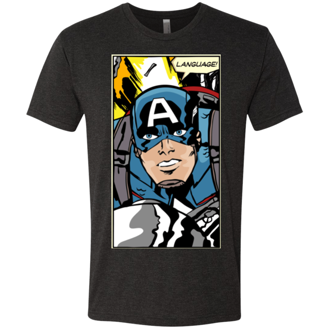 T-Shirts Vintage Black / S Language Men's Triblend T-Shirt