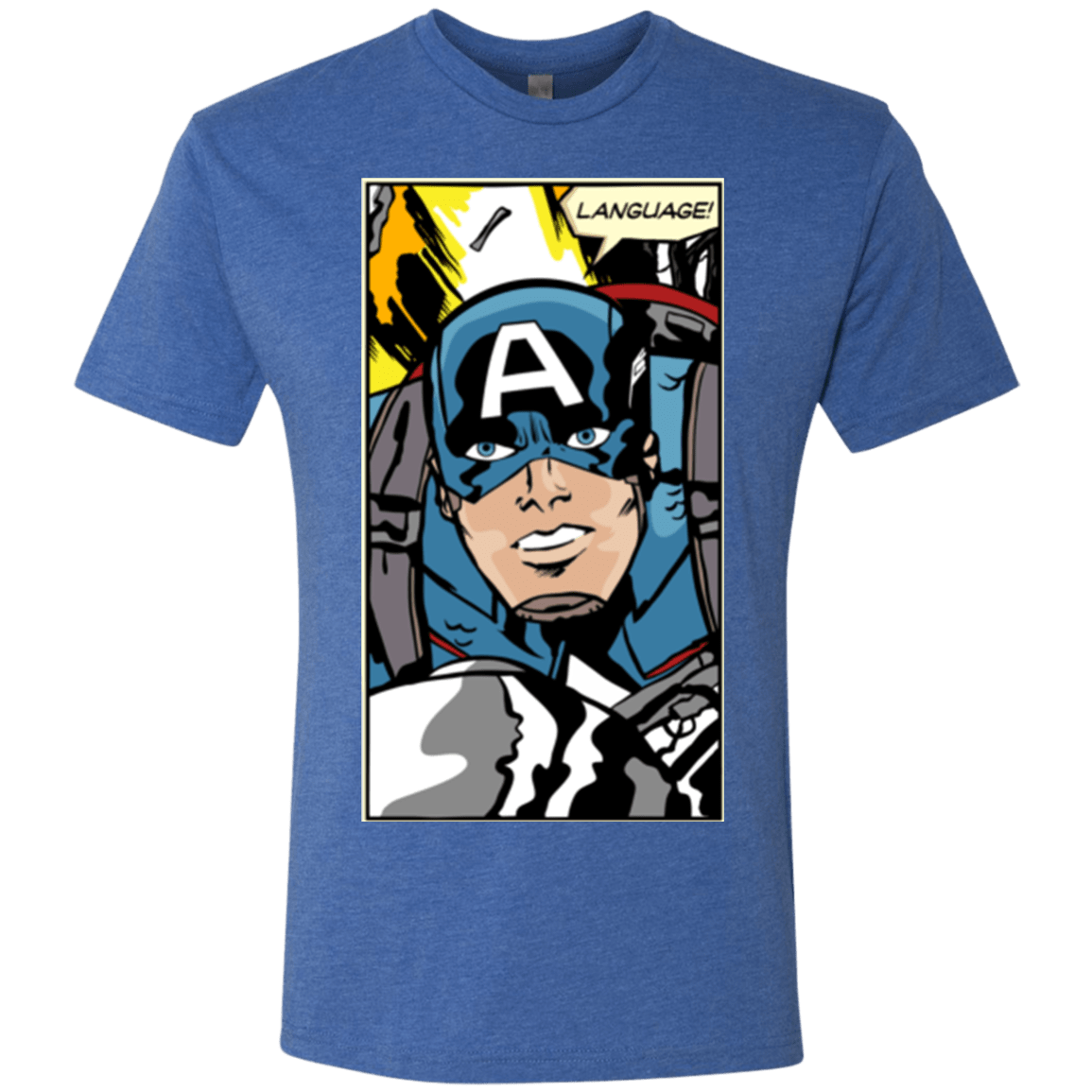 T-Shirts Vintage Royal / S Language Men's Triblend T-Shirt