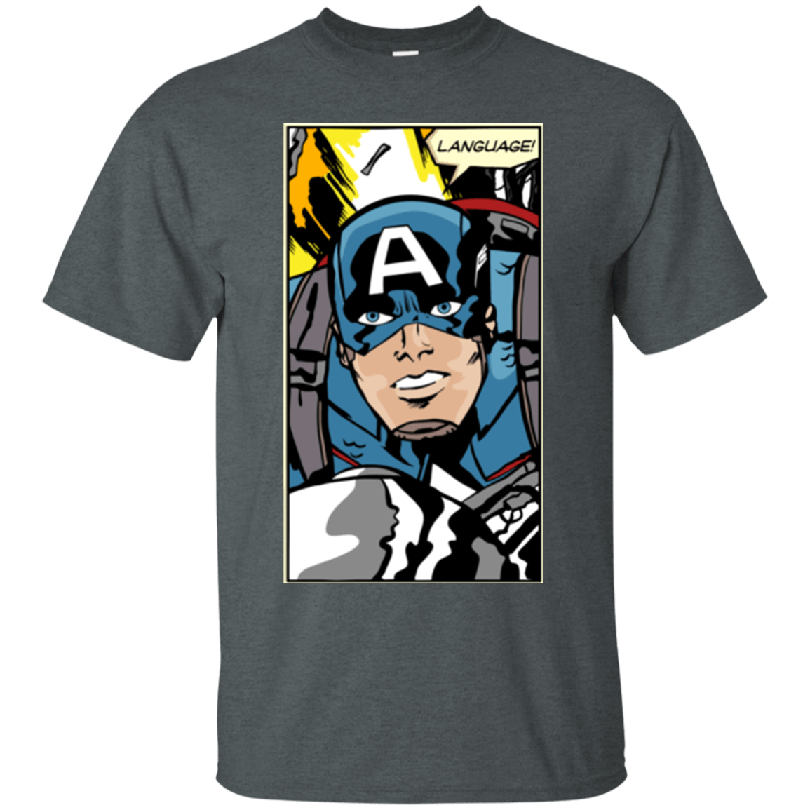 T-Shirts Dark Heather / S Language T-Shirt