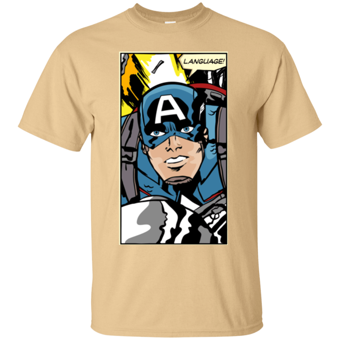 T-Shirts Vegas Gold / S Language T-Shirt