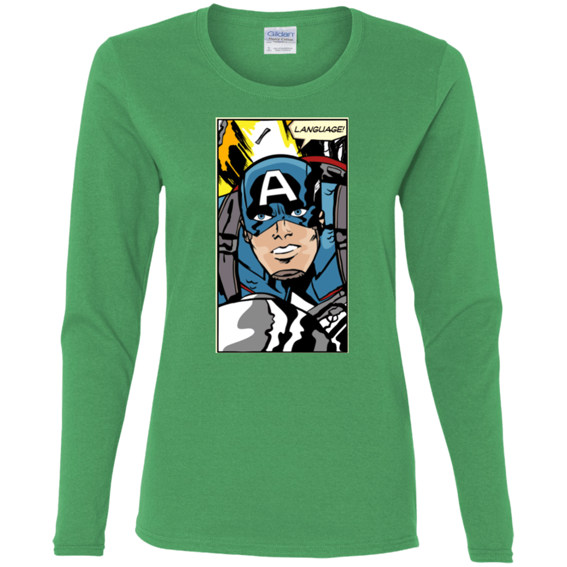 T-Shirts Irish Green / S Language Women's Long Sleeve T-Shirt