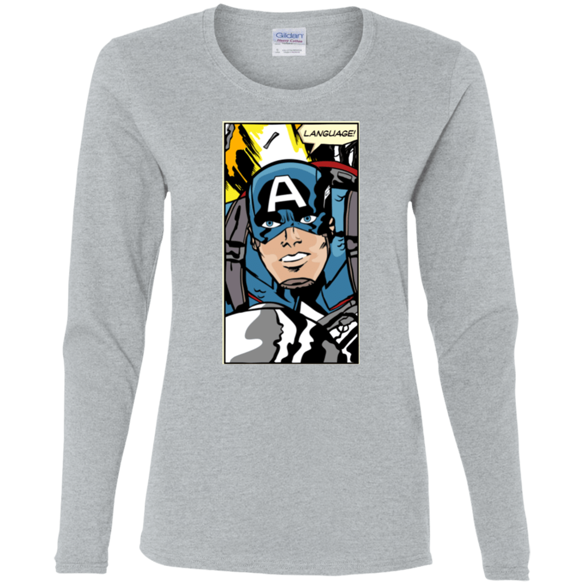 T-Shirts Sport Grey / S Language Women's Long Sleeve T-Shirt