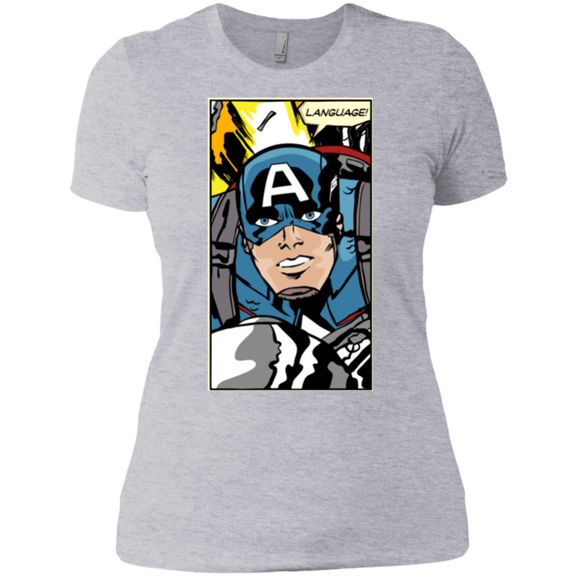 T-Shirts Heather Grey / X-Small Language Women's Premium T-Shirt