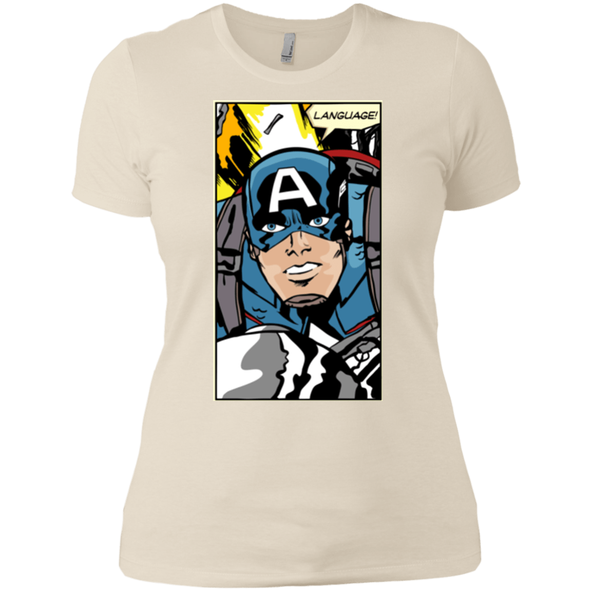 T-Shirts Ivory/ / X-Small Language Women's Premium T-Shirt