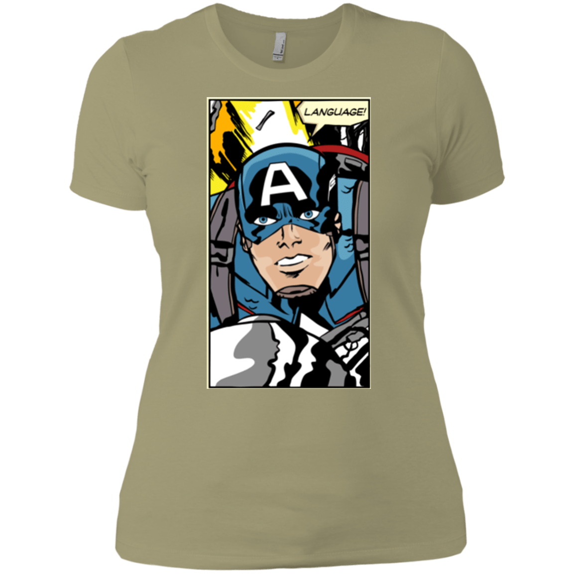 T-Shirts Light Olive / X-Small Language Women's Premium T-Shirt