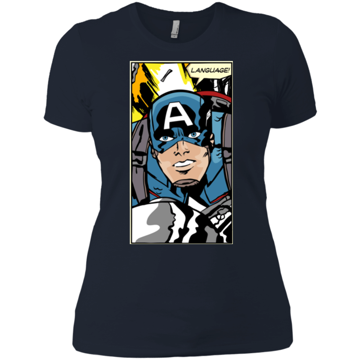 T-Shirts Midnight Navy / X-Small Language Women's Premium T-Shirt