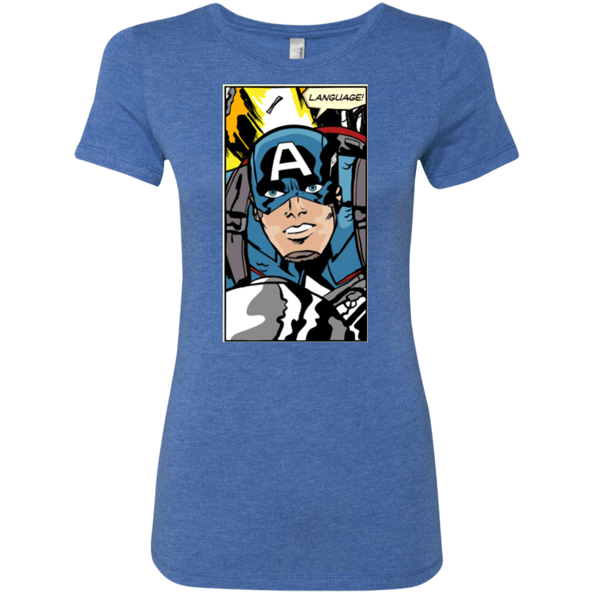 T-Shirts Vintage Royal / S Language Women's Triblend T-Shirt