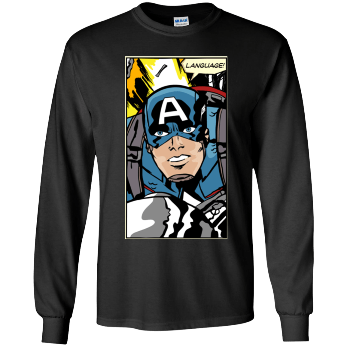 T-Shirts Black / YS Language Youth Long Sleeve T-Shirt