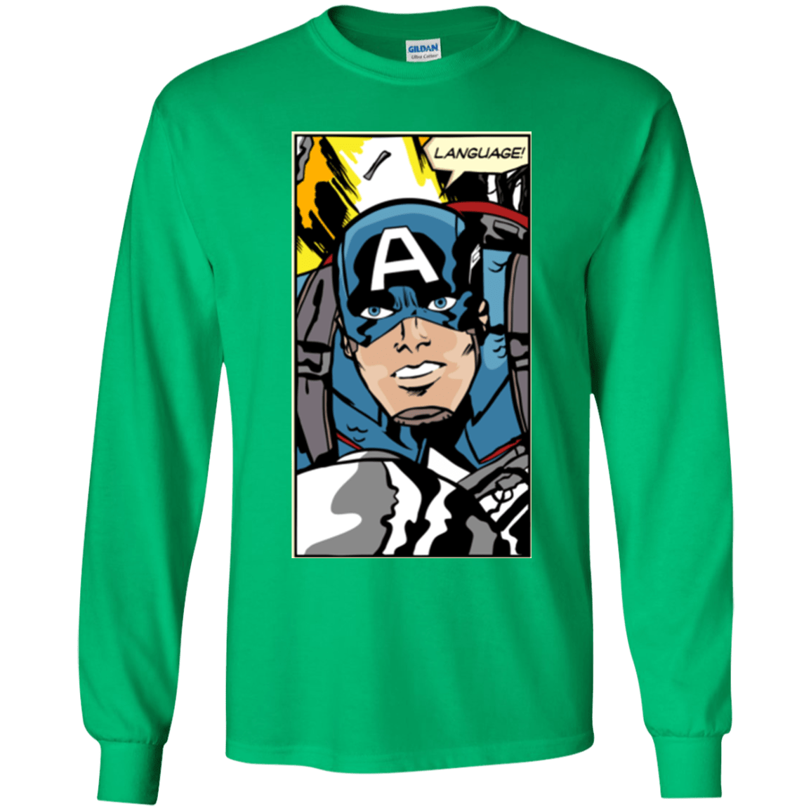 T-Shirts Irish Green / YS Language Youth Long Sleeve T-Shirt