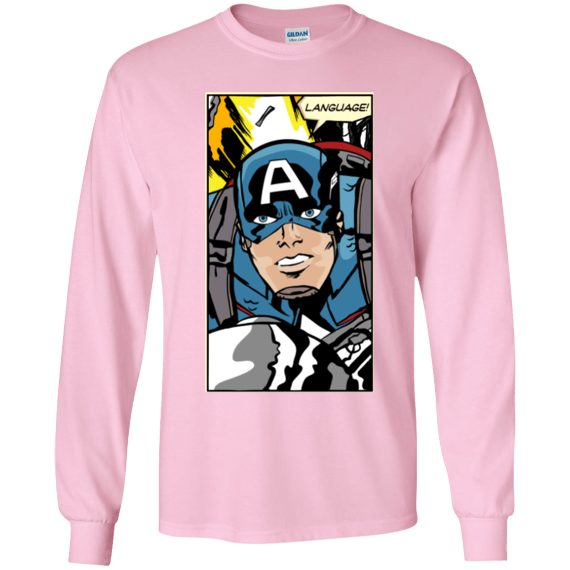 T-Shirts Light Pink / YS Language Youth Long Sleeve T-Shirt