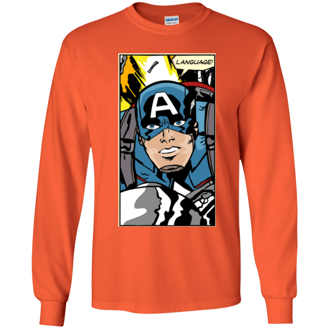 T-Shirts Orange / YS Language Youth Long Sleeve T-Shirt