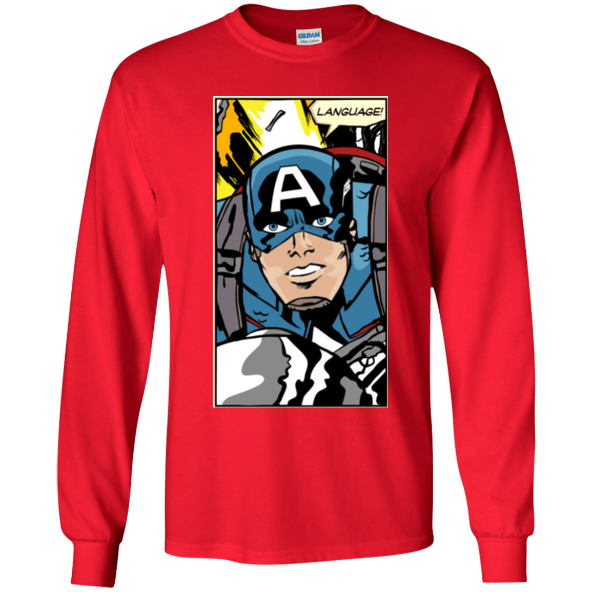 T-Shirts Red / YS Language Youth Long Sleeve T-Shirt