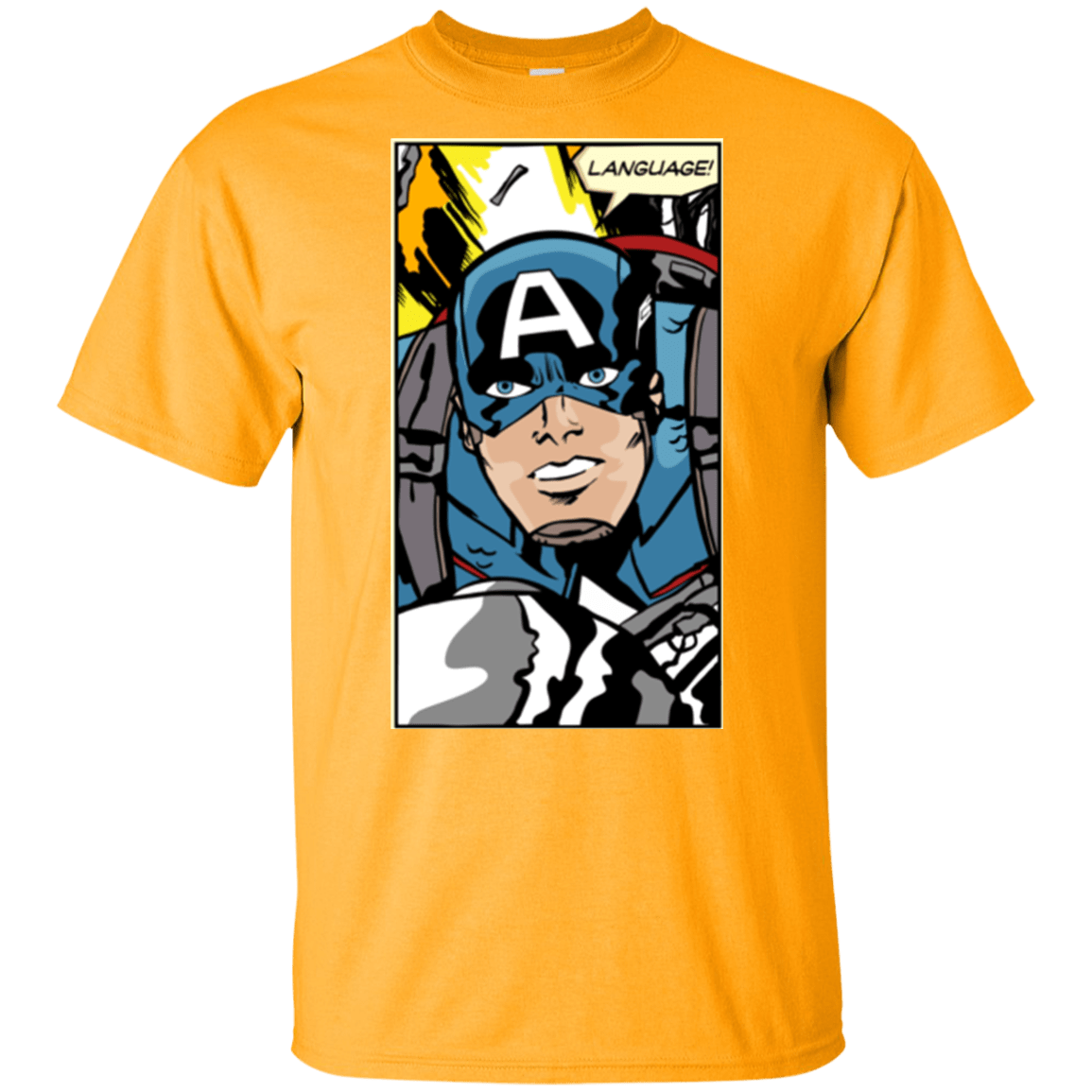 T-Shirts Gold / YXS Language Youth T-Shirt