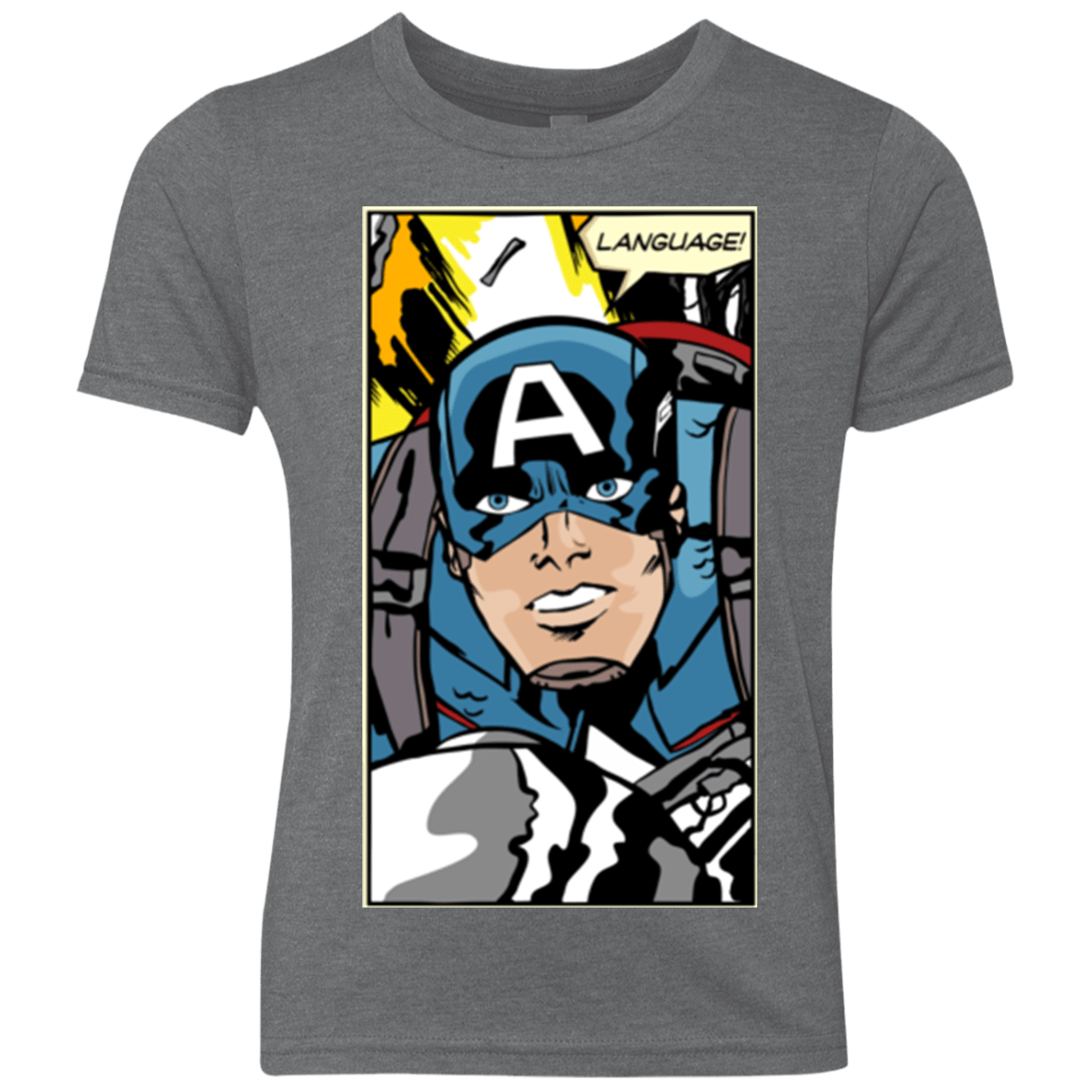 T-Shirts Premium Heather / YXS Language Youth Triblend T-Shirt