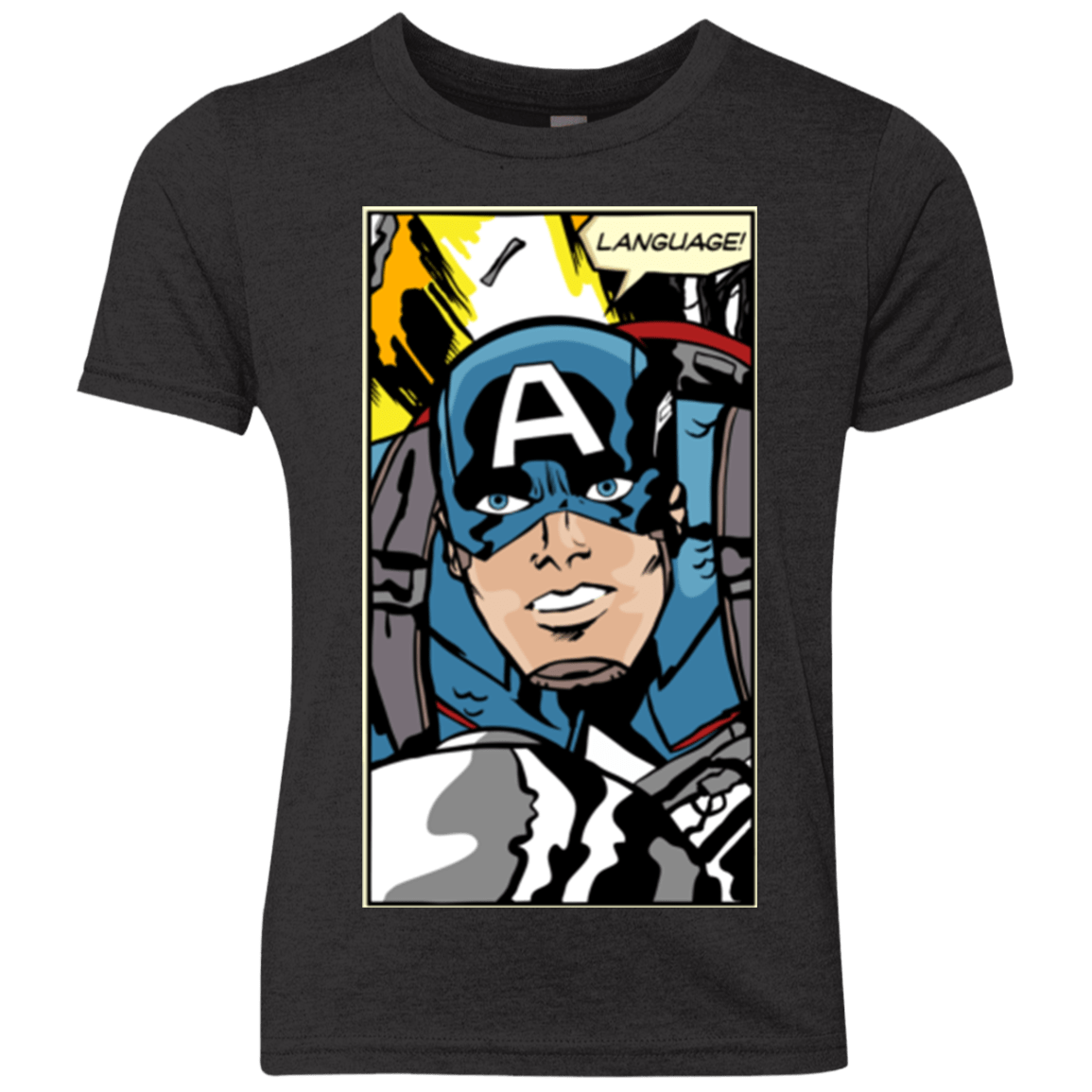 T-Shirts Vintage Black / YXS Language Youth Triblend T-Shirt