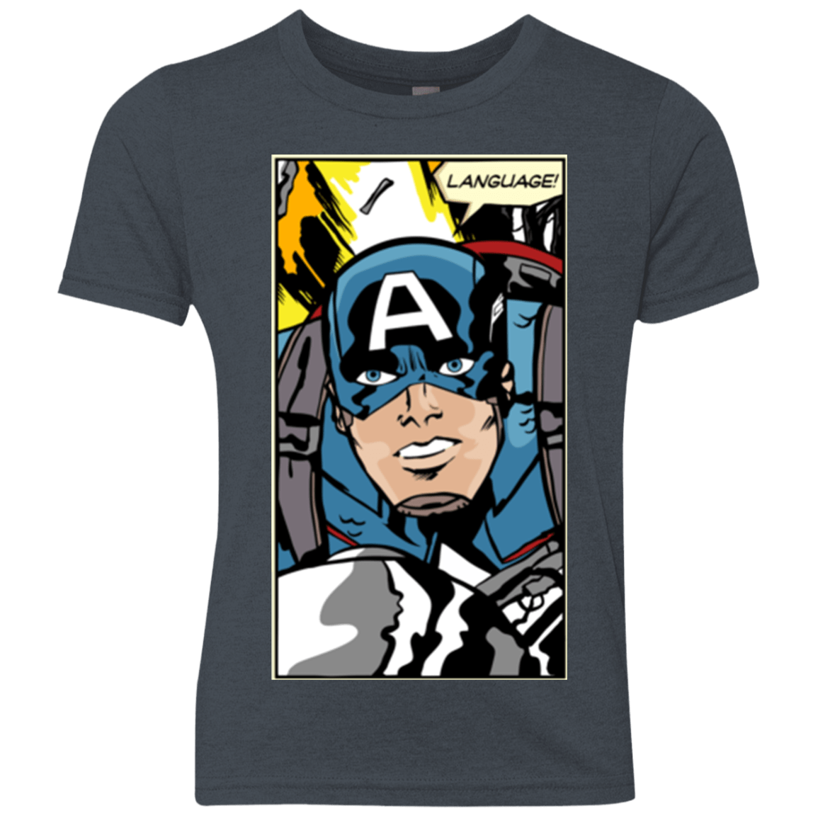 T-Shirts Vintage Navy / YXS Language Youth Triblend T-Shirt