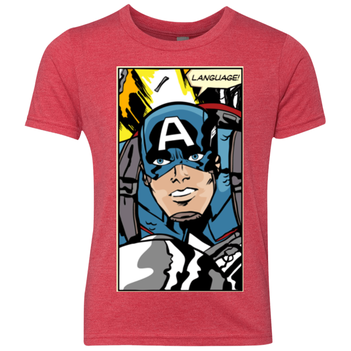 T-Shirts Vintage Red / YXS Language Youth Triblend T-Shirt