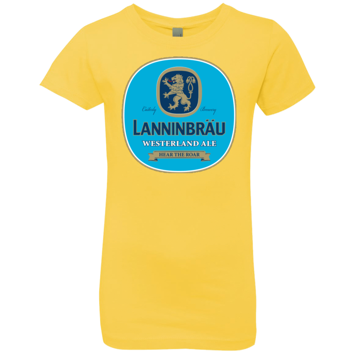 T-Shirts Vibrant Yellow / YXS Lanninbrau Girls Premium T-Shirt
