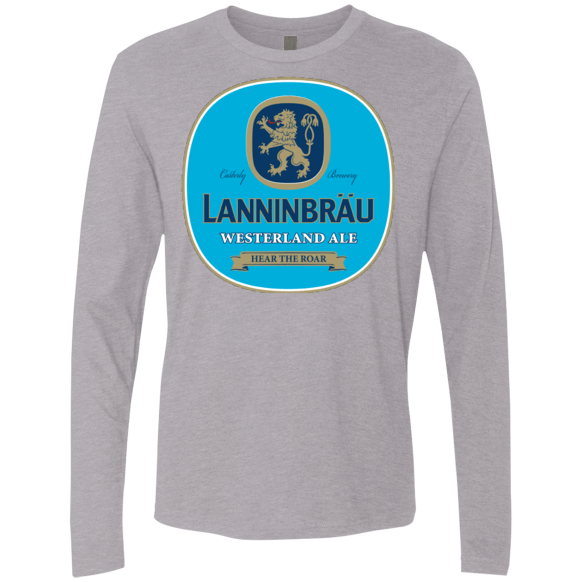 T-Shirts Heather Grey / Small Lanninbrau Men's Premium Long Sleeve