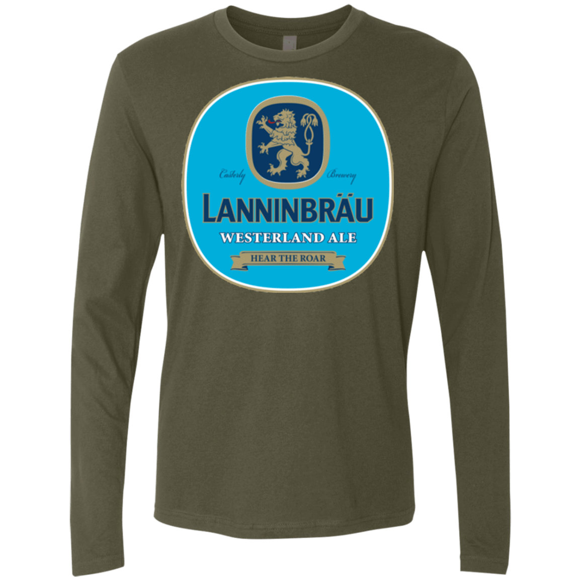 T-Shirts Military Green / Small Lanninbrau Men's Premium Long Sleeve