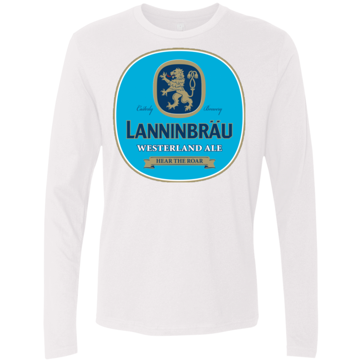 T-Shirts White / Small Lanninbrau Men's Premium Long Sleeve