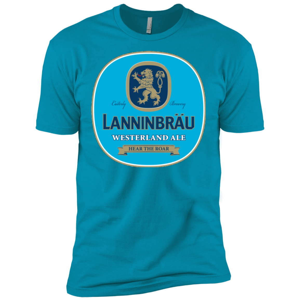 T-Shirts Turquoise / X-Small Lanninbrau Men's Premium T-Shirt