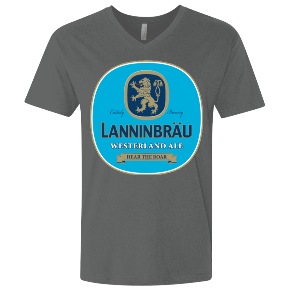 T-Shirts Heavy Metal / X-Small Lanninbrau Men's Premium V-Neck