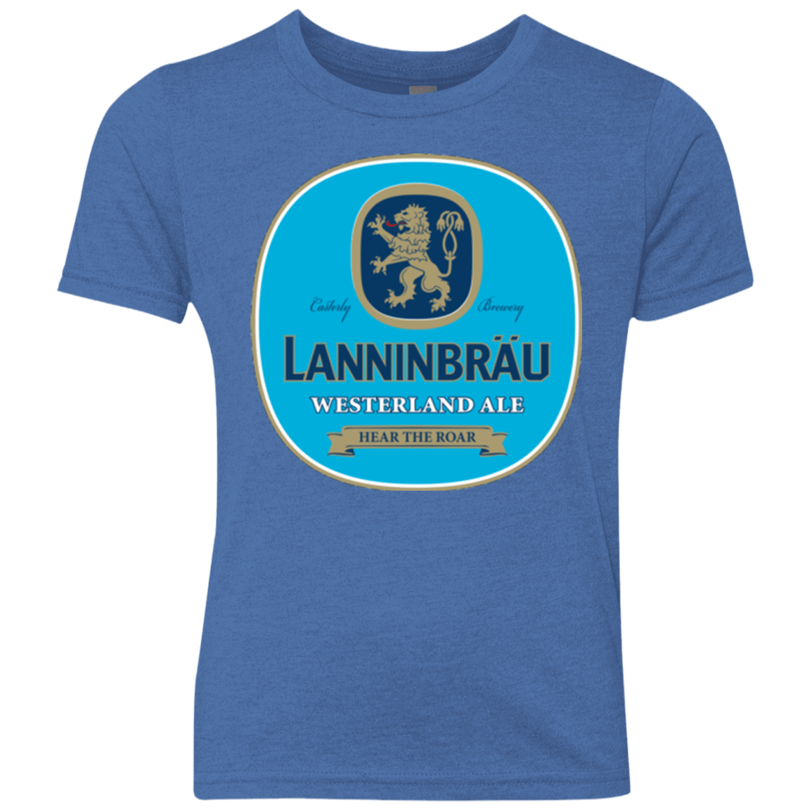 T-Shirts Vintage Royal / YXS Lanninbrau Youth Triblend T-Shirt