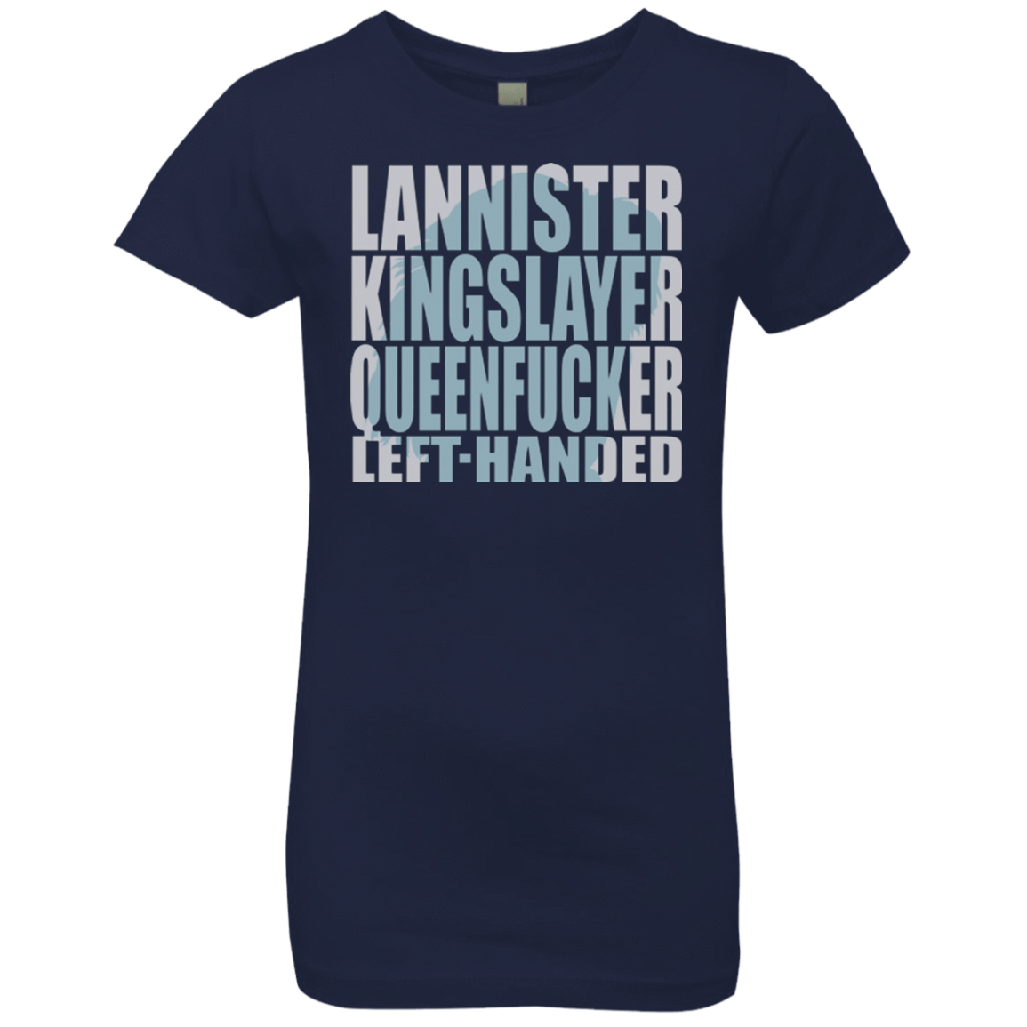 T-Shirts Midnight Navy / YXS Lannister Left Handed Girls Premium T-Shirt