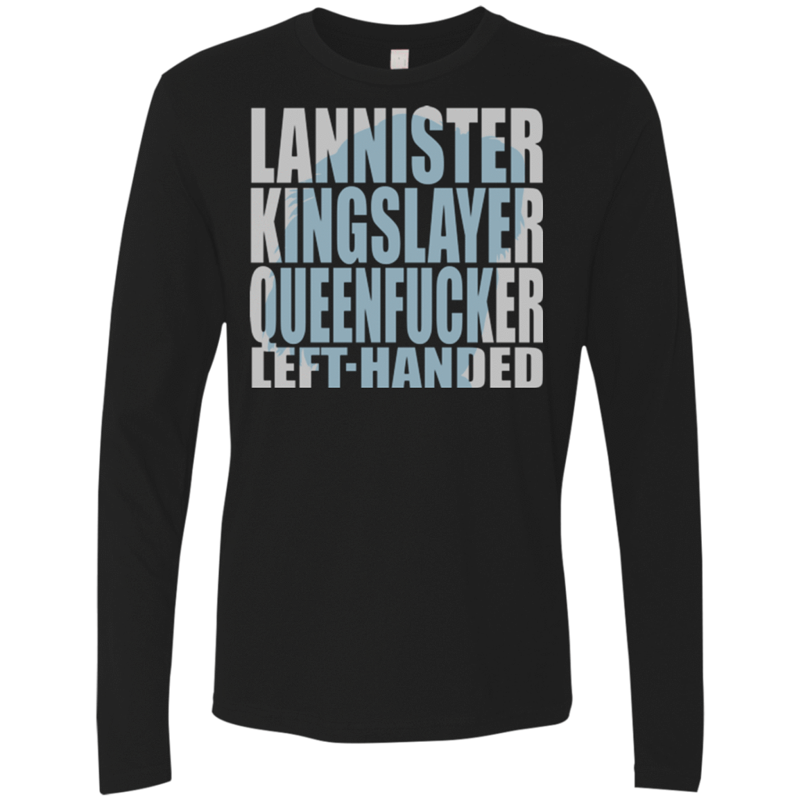 T-Shirts Black / Small Lannister Left Handed Men's Premium Long Sleeve