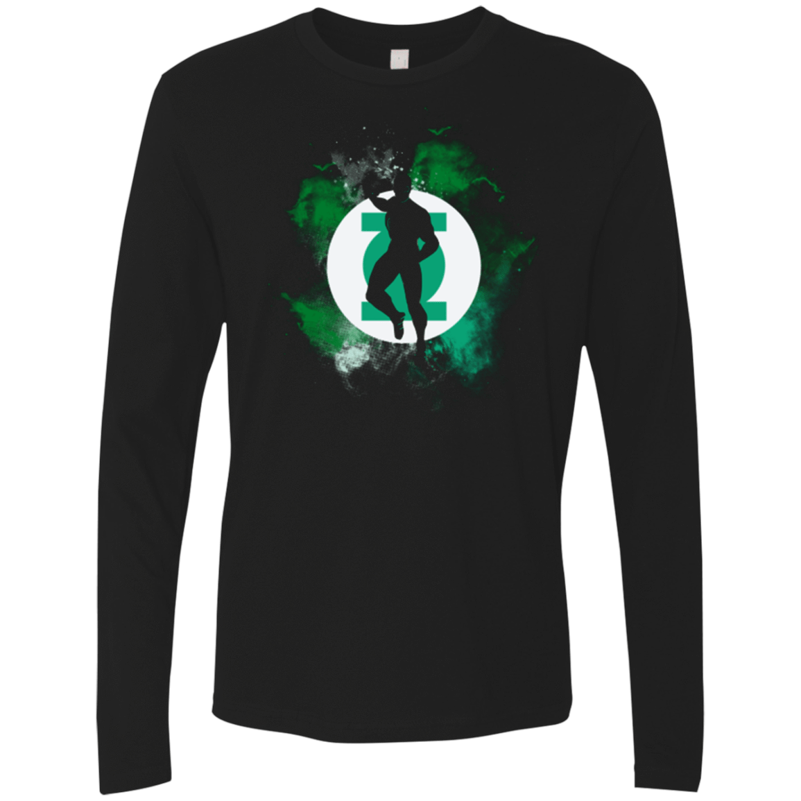 T-Shirts Black / Small Lantern Space pop Men's Premium Long Sleeve