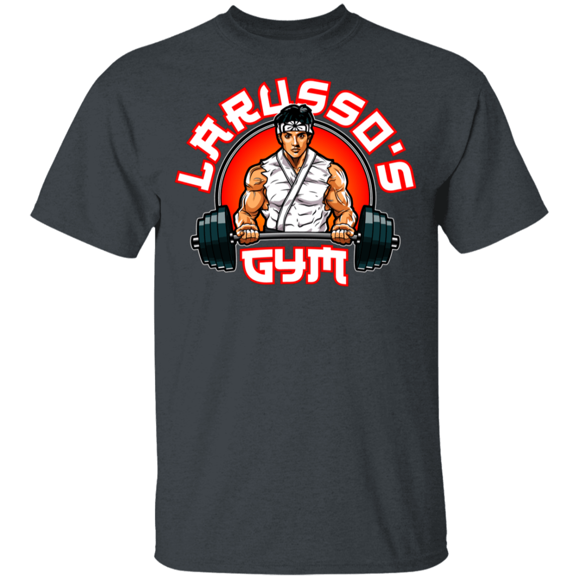 T-Shirts Dark Heather / YXS Larusso's Gym Youth T-Shirt