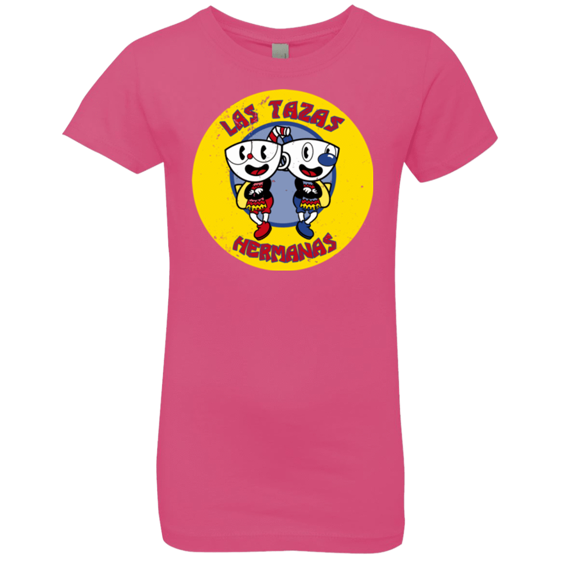 T-Shirts Hot Pink / YXS las tazas hermanas Girls Premium T-Shirt