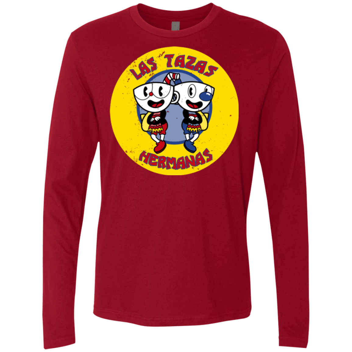 T-Shirts Cardinal / Small las tazas hermanas Men's Premium Long Sleeve