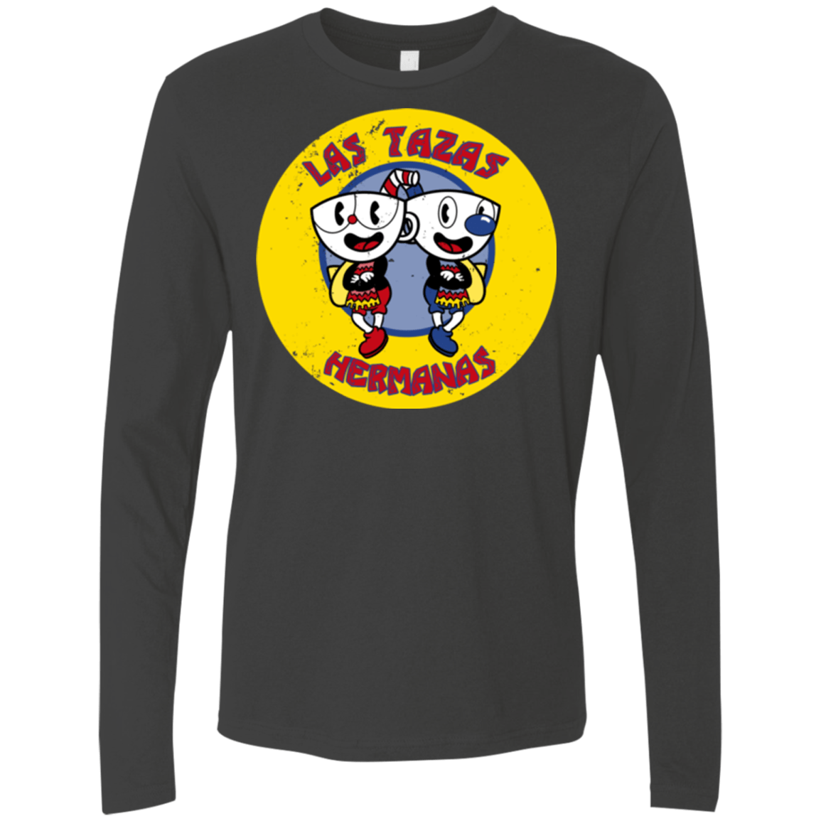 T-Shirts Heavy Metal / Small las tazas hermanas Men's Premium Long Sleeve