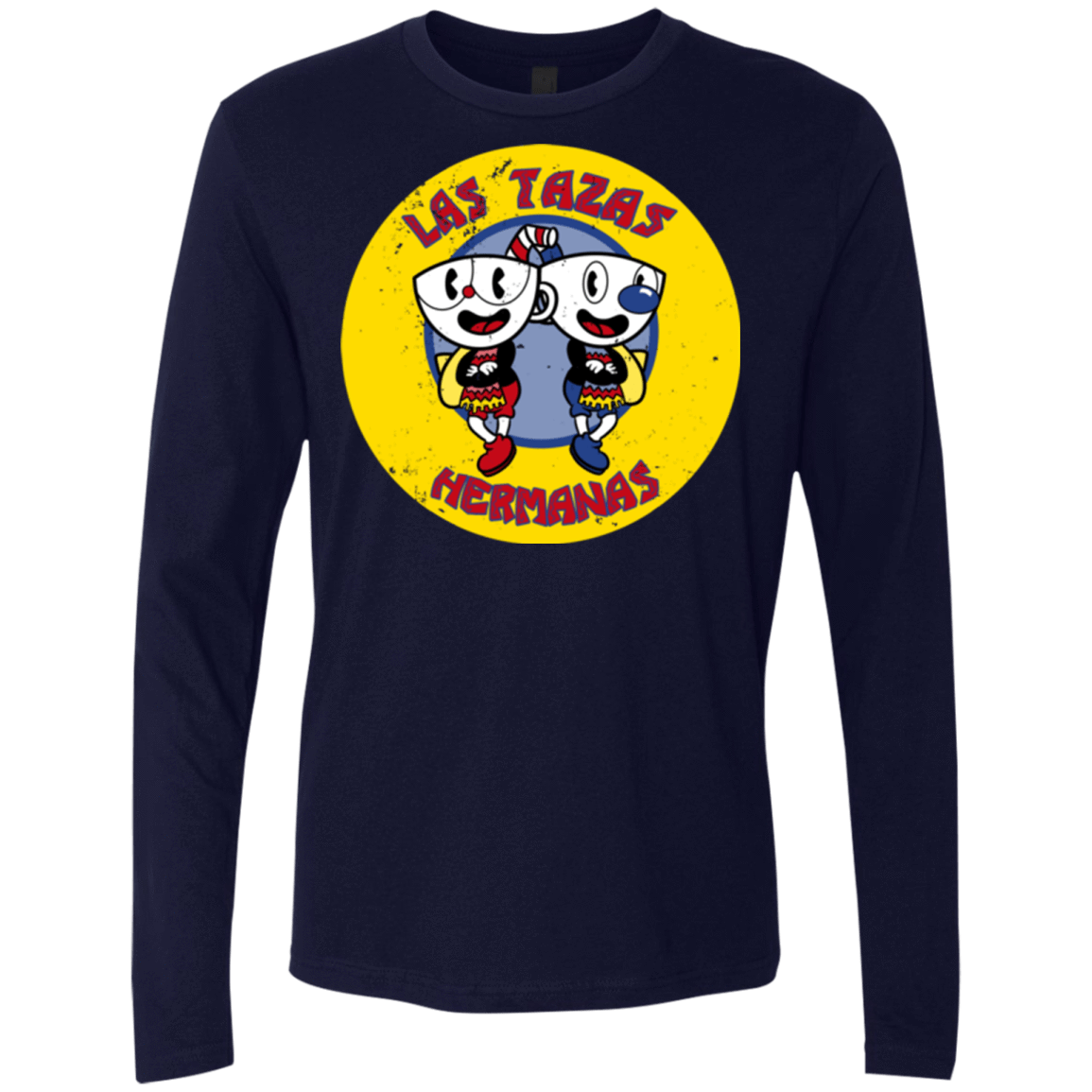 T-Shirts Midnight Navy / Small las tazas hermanas Men's Premium Long Sleeve