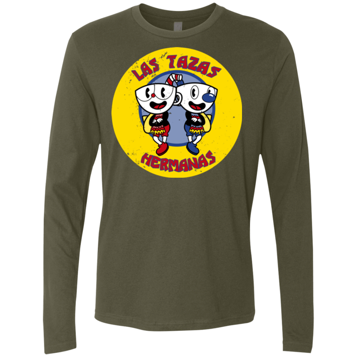 T-Shirts Military Green / Small las tazas hermanas Men's Premium Long Sleeve