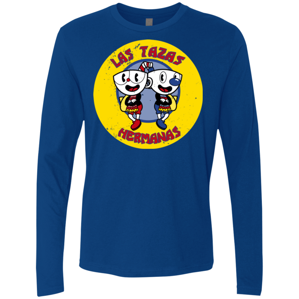 T-Shirts Royal / Small las tazas hermanas Men's Premium Long Sleeve
