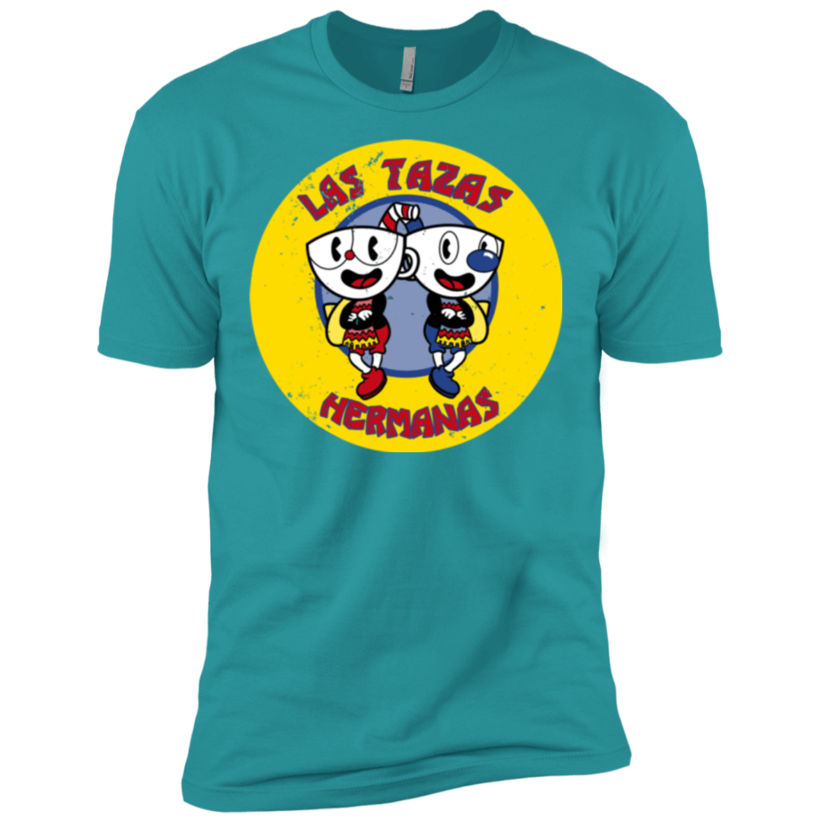 T-Shirts Tahiti Blue / X-Small las tazas hermanas Men's Premium T-Shirt