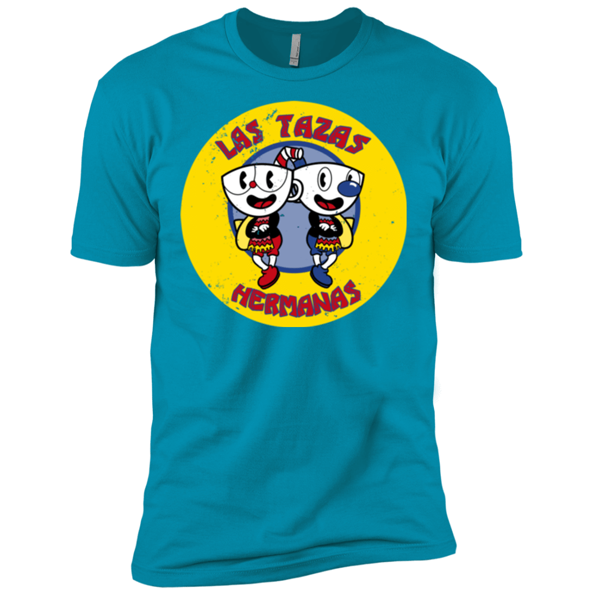 T-Shirts Turquoise / X-Small las tazas hermanas Men's Premium T-Shirt