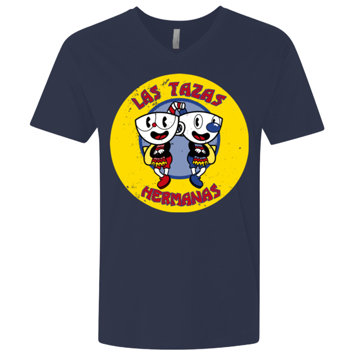 T-Shirts Midnight Navy / X-Small las tazas hermanas Men's Premium V-Neck