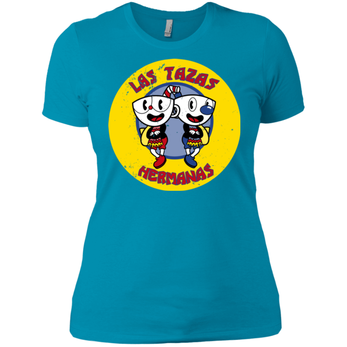 T-Shirts Turquoise / X-Small las tazas hermanas Women's Premium T-Shirt