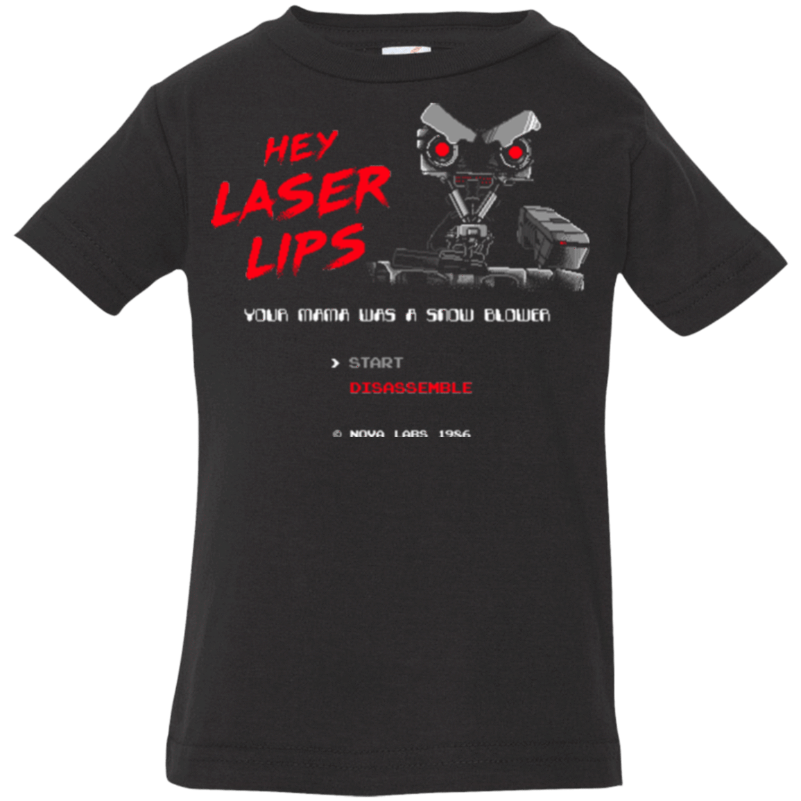 T-Shirts Black / 6 Months Laser Lips Infant Premium T-Shirt