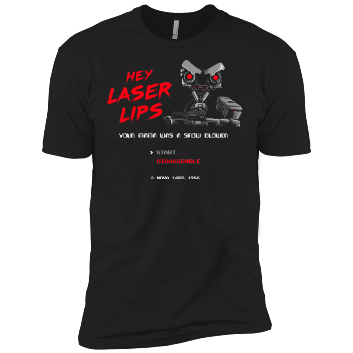 T-Shirts Black / X-Small Laser Lips Men's Premium T-Shirt